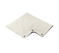 UrbanHui Outdoor Faucet Protector Sleeve With Waterproof Coating And Freeze Resistant Insulation To Guard Water Pipes In Winter(White)