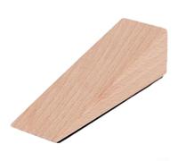 UrbanHui Pack Of 2 Wooden Door Wedges With Non Slip Grip, Made Of Sustainable Wood To Hold Doors Firmly Open Or Closed While Protecting Floor Surfaces(Dark（4）)