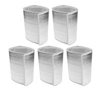 UrbanHui Plant Frost Protection Covers 5 Pack With Double Layer Insulation Film For Pots, Reflecting Heat And Shielding Plants From Cold Weather Damage(25 * 85cm)