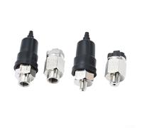 UrbanHui Pressure Switch Controller Adjustable 1/4 Inch Male Thread for Air Medium Stainless Steel Diaphragm Switch 0.1-1.0MPA 220V AC 100 Million Cycles(QPM11-NO 12.7mm)