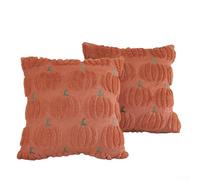 UrbanHui Pumpkin Design Decorative Pillow Covers For Fall Season And Thanksgiving Home Ambiance(Caramel)