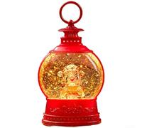 UrbanHui Red Chinese New Year LED Lantern Musical Night Light With Sound Prosperity Design For Home Party Wedding Desktop Decoration Festive(G)