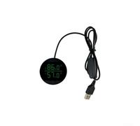 UrbanHui Reliable USB Rechargeable Reptile Thermometer And Hygrometer For Consistent Environmental Data(℉)
