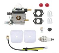UrbanHui Replacement Carburetor Air Filter Fuel Line Bulb Spark Kit for Mantis 7222E 7225 7230 7240 SV-5 Series Tillers and-Echo TC-210 HC1500