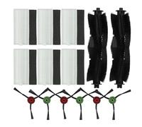 UrbanHui Replacement Parts for Lubluelu SG60 SL60D Robot Vacuum Cleaner Main Brush Side Brush and Filter Set High Quality Compatible Accessories for Home Cleaning
