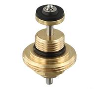 UrbanHui Return Pin Valve Core Brass M30x1.5 Thread for UFH Actuator Heating Manifold Insert Floor Heating System Replacement Hydronic Radiant Hot Water Component(3/8)