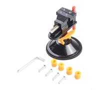 UrbanHui Rotating Table Vice 360 Degree Swivel Suction Clamp 0-30mm Secure Hold for Glass Acrylic Worktable Aluminum Alloy for MINI for Model Making Craft Detailing Carving Painting