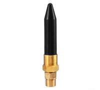 UrbanHui Rubber Seal Helium Air Nozzle for Balloon Inflation, NPT 1/4" Tilt Valve Gas Nozzle Adjustable Flow Brass Construction Leakproof Easy Connection for Parties Event Planners Decorators 2 Pack