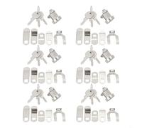 UrbanHui Secure Your Valuables With The For L1172C Mailbox Lock Set Featuring Three Unique Keys And Easily Install(6 Set)
