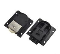 UrbanHui Sliding Door Pulley Wheel For Wardrobes, Featuring Upper Pulley With Quick Install Button And Adjustable Rail System(A)