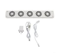 UrbanHui Smart Radiator Fan Heater Energy Efficient Fireplace Cooling Fan with Temperature Control Quiet Operation Flame Retardant Material for Home and Apartment(MXRV-P 201)