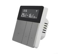 UrbanHui Smart Thermostat for Tuya App Control Programmable 5+2 Day Schedule 16A Relay Compatible with Electric Floor Heating Water Underfloor and Boiler Systems(i8-GC-WIFI)