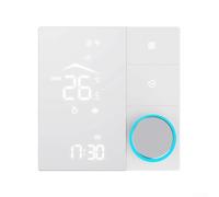 UrbanHui Smart WiFi Temperature Controller For Underfloor And Water Heating Systems Designed For Remote Control, Child Lock, And Management(3A-white)