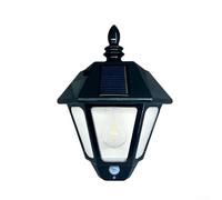 UrbanHui Solar Wall Light Motion Sensor LED Outdoor Garden Lamp Waterproof IP65 Warm White Filament Effect Energy Saving for Pathway Fence Courtyard Security(Black)