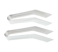 UrbanHui Stainless Steel Garden Tongs 2 Pack For Transplanting Small Plants With Minimal Root Disturbance And Maximum Control(Small)