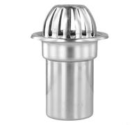 UrbanHui Stainless Steel Gutter Guard Strainer For Balcony Roof Floor Drain Outdoor Efficient Water Management(Square 4inch)