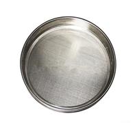 UrbanHui Stainless Steel Laboratory Standard Test Sieve Tool 10-100 Mesh Aperture Chrome-Plated Frame 20cm Diameter for Food Chemical Pharmaceutical Industry Sample Inspection (100 Mesh)