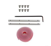 UrbanHui Strip Guide Rail Connector Clamp Accessory For Track Saw Guide Rails Suitable For Circular Saw Tracks Supporting Repeatable Straight Cuts Compatible With Series(strip W Connector)