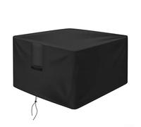 UrbanHui Sturdy Fire Pits Cover Heavy Duty 600D Polyester Windproof Waterproof All Weather Protection For Outdoor Patio Garden Chiminea Fire Bowl(100 * 56 * 64cm)