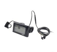 UrbanHui SW900 LCD Display Meter Control Panel For 24V 36V 48V 60V 72V E-Bike Electric Bicycle Scooter With UART Protocol And 22.2mm Handlebar Compatibility
