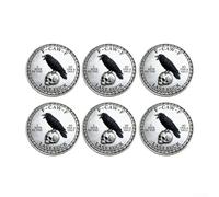 UrbanHui The F-CAW-F Coin For Those Laugh at Life and Give F*cks Metal Double-Sided Raven Humorous Collectible Token Gag Present Desk Decoration Office Party Icebreaker Fun Ornament(6)