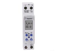 UrbanHui TM610 Industrial DIN Rail Timer Switch With Dual Channel Operation And LCD Display For 24V 240V ACDC Networks