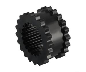 UrbanHui Urethane Solid Sleeve Coupling Insert For Machinery Drives, Printing Machines, Pumps 6J Model, Black, Standard Size