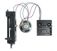 UrbanHui Wall Clock Movement Kit Repair Set DIY Quartz Mechanism with Music Box Speakers Hourly Chime 4 Sound Options Adjustable Volume for Vintage Clocks Pendulum Clocks 17mm Shaft