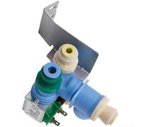 UrbanHui Water Inlet Valve For Refrigerator Replacement Part Sturdy Metal Build Ensures Efficient Water Supply Simple Design For Quick Setup(Single)