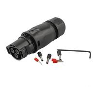 UrbanHui Waterproof IP68 Cable Connector For Deye LY01 Microinverter 3 Pin AC Photovoltaic Reliable Performance In Dust And Water Environments For Solar Access Use