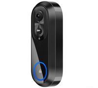 UrbanHui Wireless 1080P HD Smart Video Doorbell for Tuya App, Two-Way Audio Intercom, IP65 Weatherproof Design, Compatible for Ring Bell