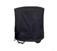 UrbanHui Wood Chipper Cover 600D Waterproof 2.8x3.6ft for Garden Yard Protection Black Dust Resistant Storage Shield