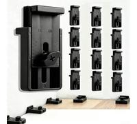 UrbanHui Wood Flooring Installation Spacers With Adjustable 1/4 Inch To 1 Inch Gap Range And Visual Scale Reference For Accurate Placement(Black)