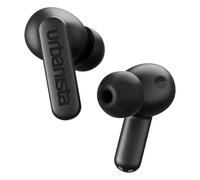 Urbanista Atlanta Hybrid Active Noise Cancelling Wireless Earbuds, Deep Bass Splash Resistant Headphones, Bluetooth Multipoint Earphones, Transparency Mode, Wireless Charging Case, Midnight Black
