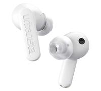 Urbanista Atlanta Hybrid Active Noise Cancelling Wireless Earbuds, Deep Bass Splash Resistant Headphones, Bluetooth Multipoint Earphones, Transparency Mode, Wireless Charging Case, Pure White