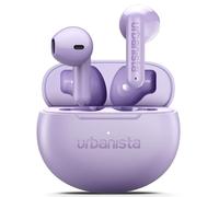 Urbanista Austin 2 True Wireless Earbuds - Bluetooth 6.0 In-Ear Headphones with Multipoint Connection, 25H Playtime, Noise Cancelling Mic & IPX4 Water Resistant - Lilac