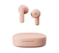Urbanista Copenhagen True Wireless Earbuds, Bluetooth 5.2 Earphones with Noise Cancelling Microphone, IPX4 In Ear Headphones, Touch Control Buds, 32 Hr Playtime, USB C Charging Case, Dusty Pink