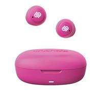 Urbanista Lisbon True Wireless Earbuds, Bluetooth 5.2 Earphones, Small In Ear Headphones, 27 Hr Playtime Touch Control Ear Buds with GoFit Wing for Sports & Gym, USB C Charging Case, Blush Pink