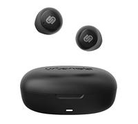 Urbanista Lisbon Wireless Earbuds, Bluetooth 5.2 Enhanced Small Headphones, Touch Controls, 27 Hr Playtime, USB C Fast Charging Case, IPX Sweatproof Headphones for Running, Sports, Midnight Black