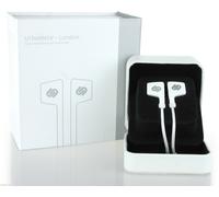 Urbanista London In Ear Stereo Headphones With Hands Free Microphone White New