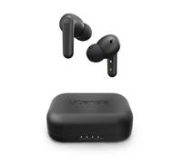 Urbanista London True Wireless Earbuds Headphones with Active Noise Cancelling, 25 Hours Playtime, Touch Controls & 6 Microphones for Clear Calling, Bluetooth 5.0 Earphones, Black