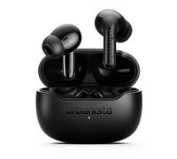 Urbanista Palermo ANC Active Noise Cancelling Earbuds, True Wireless In Ear Headphones, Bluetooth Earphones 6.0, 32hr Playtime, Bluetooth Multipoint with Touch Controls, IPX4 Water Resistant - Black
