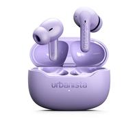 Urbanista Palermo ANC Active Noise Cancelling Earbuds, True Wireless In Ear Headphones, Bluetooth Earphones 6.0, 32hr Playtime, Bluetooth Multipoint with Touch Controls, IPX4 Water Resistant - Purple
