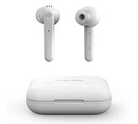 Urbanista Paris True Wireless Earphones 20H Playtime Wireless Charging Case and Bluetooth 5.0, Noise Cancelling Earphones with Touch Controls + Built-in Mic, Compatible with Android and iOS - White