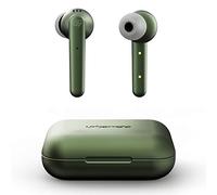 Urbanista Paris True Wireless Earphones 20H Playtime Wireless Charging Case and Bluetooth 5.0, Noise Cancelling Earphones with Touch Controls + Built-in Mic, Compatible with Android and iOS - Green