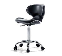 Urbanity hairdressing beauty manicure nail technician salon chair stool seat black