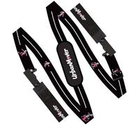 UrbanMover Ski Carrying Strap Adjustable Pole Carrier Shoulder Sling with Cushioned Holder Protects from Scratches Easy Transport Ski Accessory with Panda Pattern Great for Families(Skull)