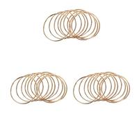 UrbanNest 30 Pack 3 Inch Gold Dream Catcher Metal Rings Hoops Macrame Ring for Dreamcatchers and Crafts