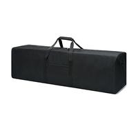Urbanstand 52 Inch Large Duffle Bag for Travel Camping Sport Equipment Storage Bag with 2-way Lockable Zippers (Black)