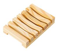 Urbanstrive Eco-Friendly Natural Wooden Soap Dish Soap Saver Holder Soap Tray for Bathroom, Biodegradable, Zero Waste, Plastic Free (Wooden)
